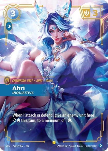 Ahri, Inquisitive, Vendetta SP3/006