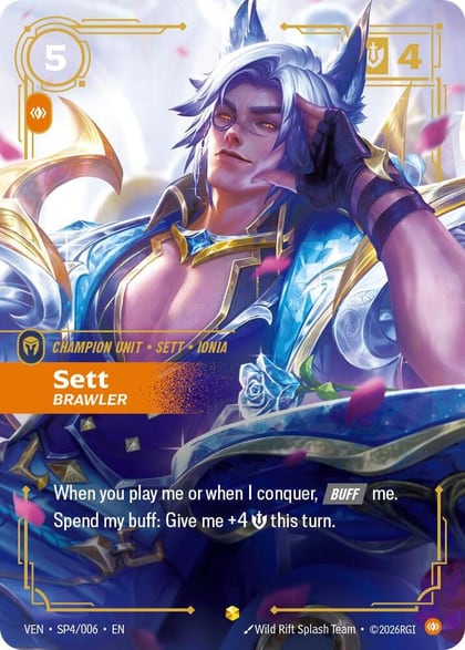 Sett, Brawler, Vendetta SP4/006