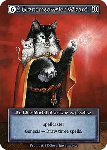 Grandmeowster Wizard (Foil), Welcome Kit Promos #715991