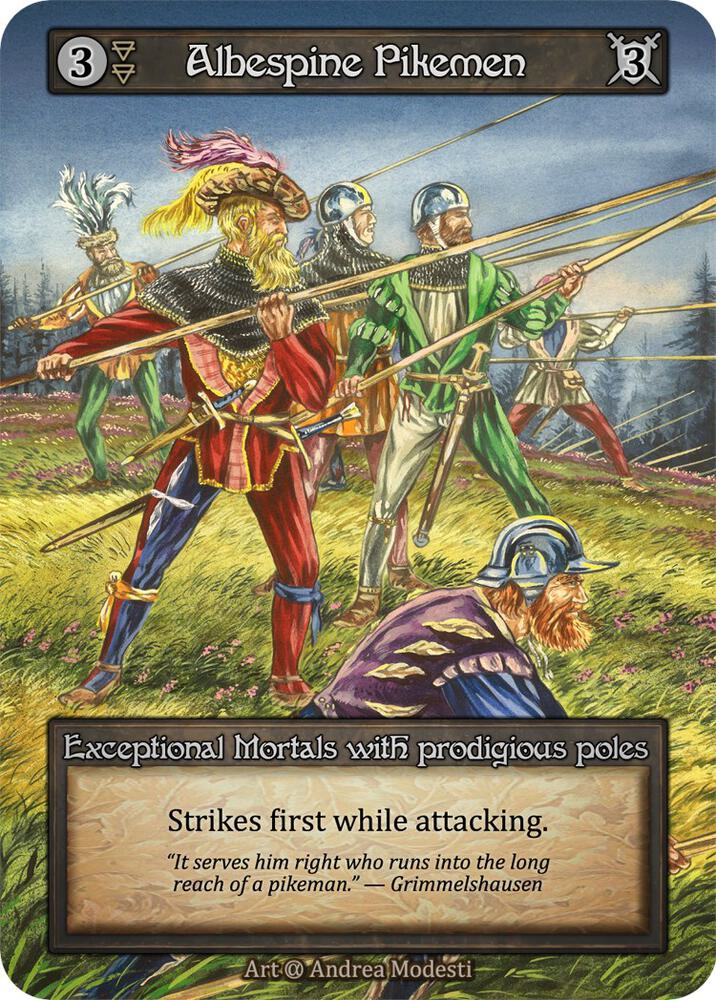 Albespine Pikemen, Alpha #521520