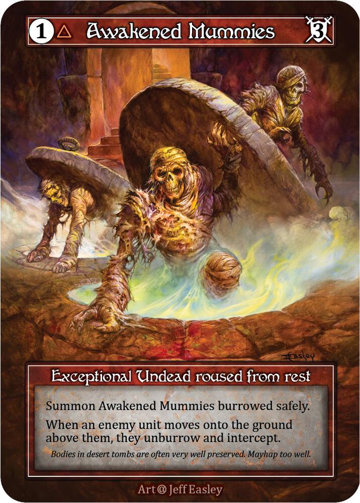 Awakened Mummies (Foil), Alpha #521537