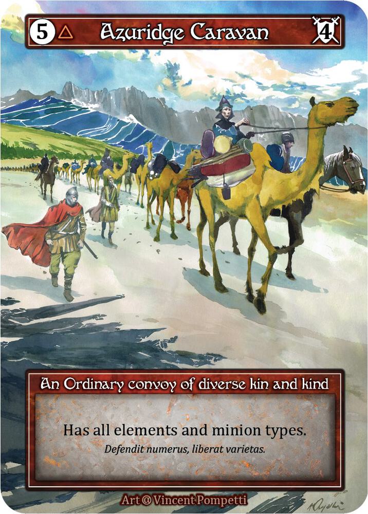 Azuridge Caravan (Foil), Alpha #521540