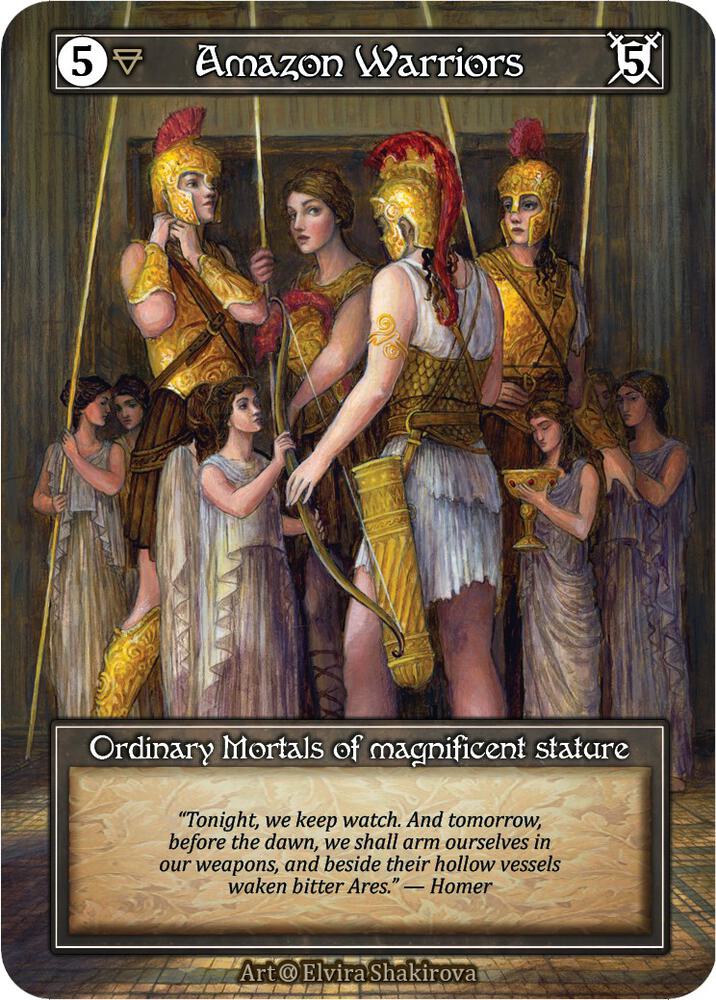 Amazon Warriors (Foil), Alpha #521546