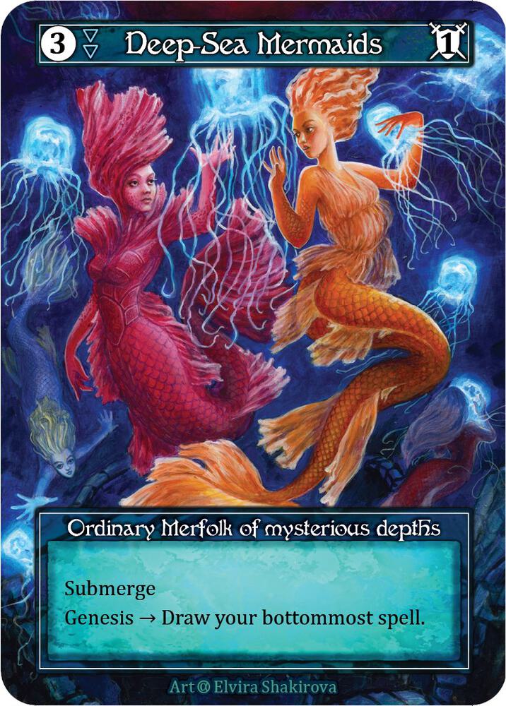 Deep-Sea Mermaids (Foil), Alpha #521671
