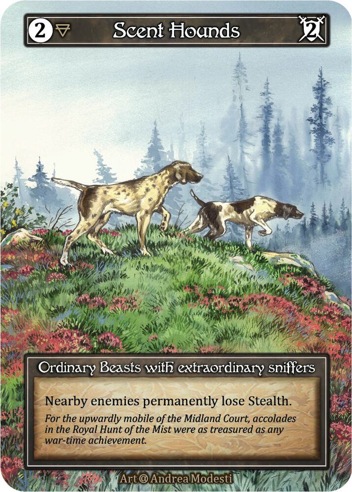 Scent Hounds (Foil), Alpha #521709