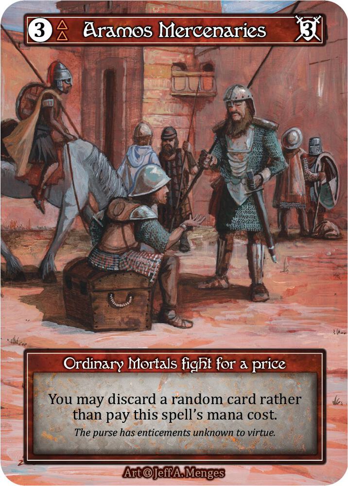 Aramos Mercenaries (Foil), Alpha #521767