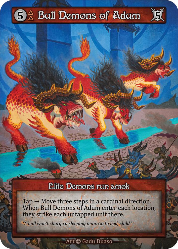 Bull Demons of Adum (Preconstructed Deck), Alpha #521785