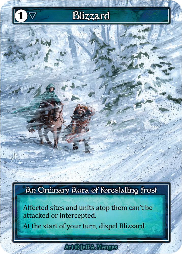 Blizzard (Foil), Alpha #521806