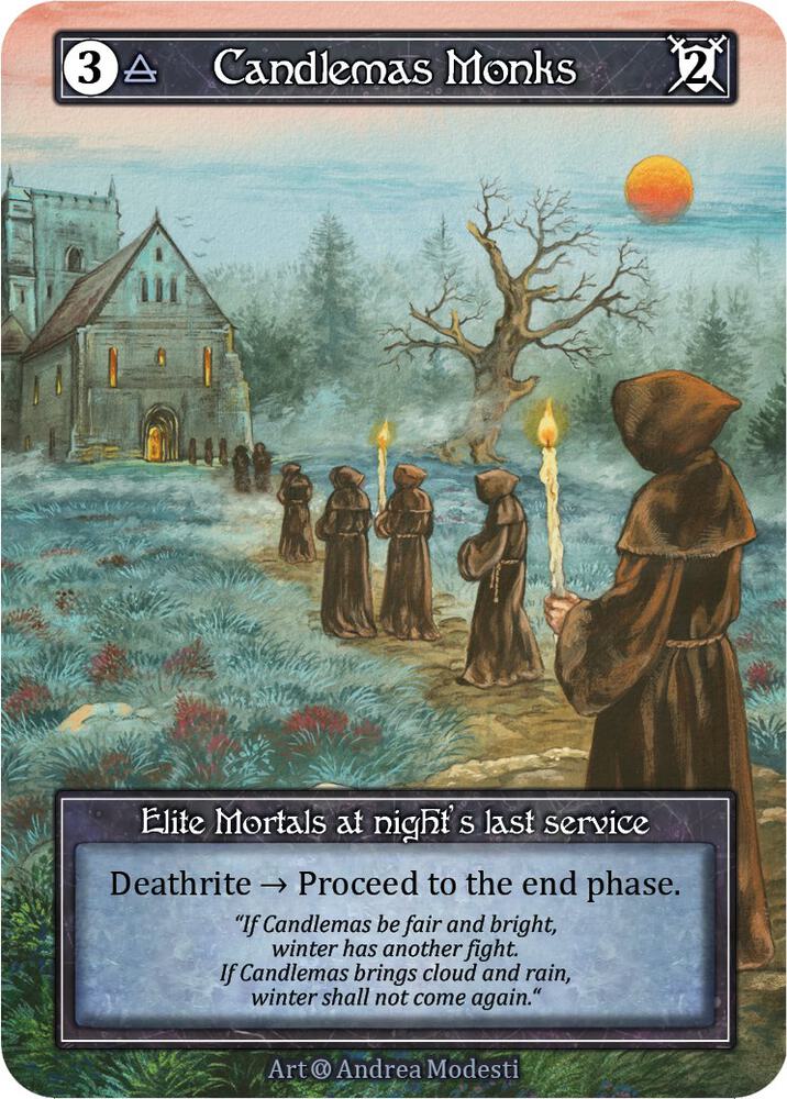 Candlemas Monks (Foil), Alpha #521815