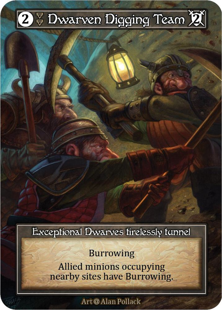 Dwarven Digging Team (Foil), Alpha #521836