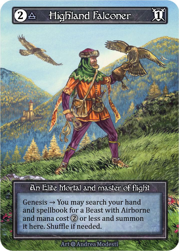 Highland Falconer (Foil), Alpha #521896