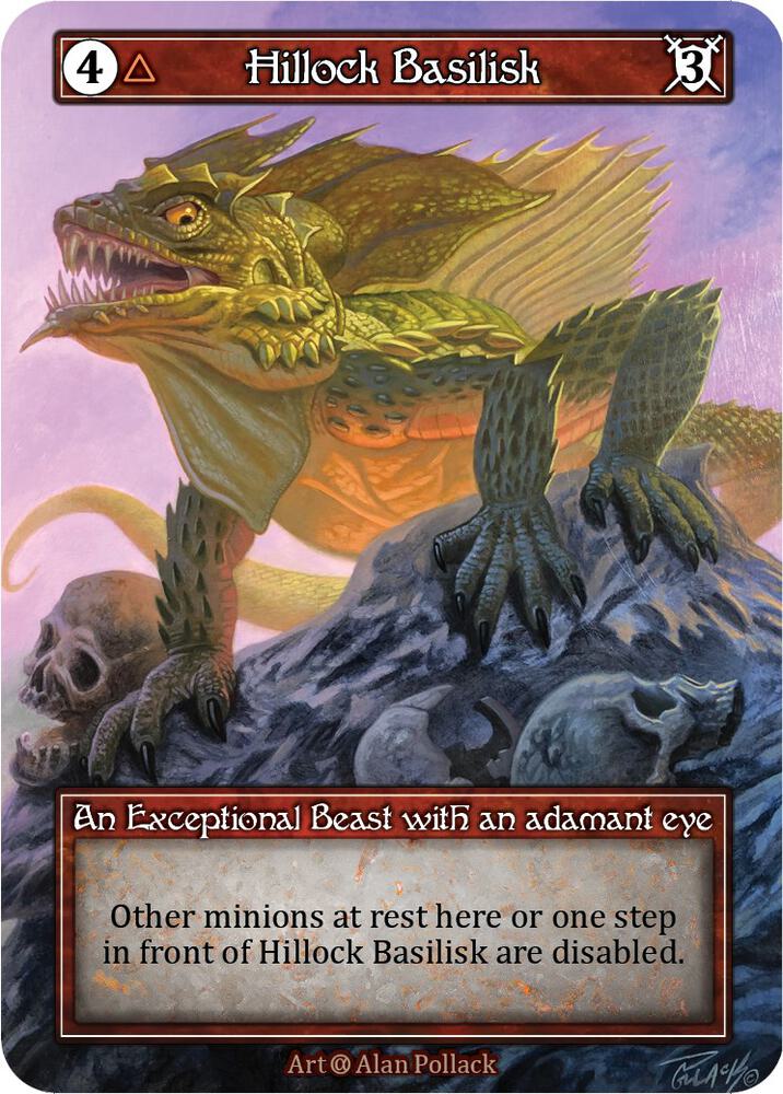Hillock Basilisk (Foil), Alpha #521902