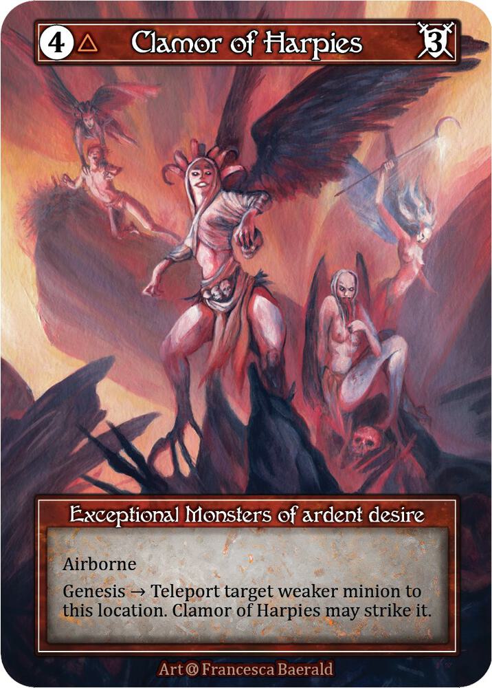 Clamor of Harpies (Foil), Alpha #521908