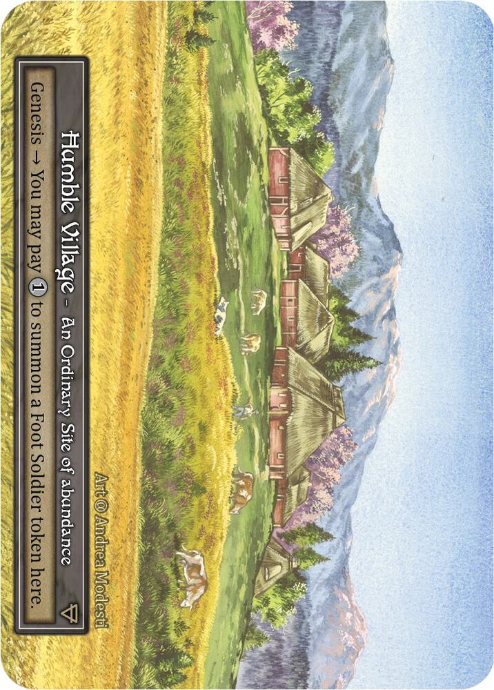 Humble Village (Foil), Alpha #521930