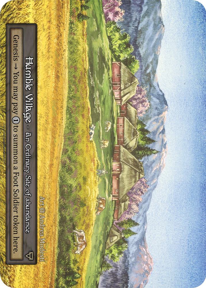 Humble Village (Preconstructed Deck), Alpha #521933