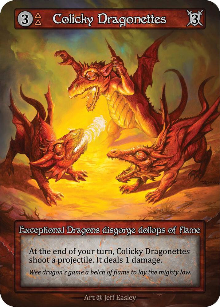 Colicky Dragonettes (Preconstructed Deck), Alpha #521942