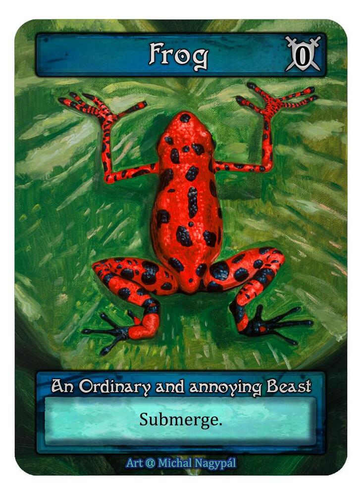 Frog (Red) (Box Topper), Alpha #521943