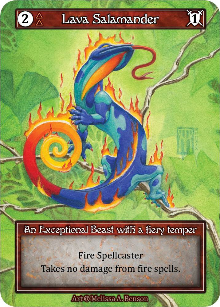 Lava Salamander (Foil), Alpha #521989