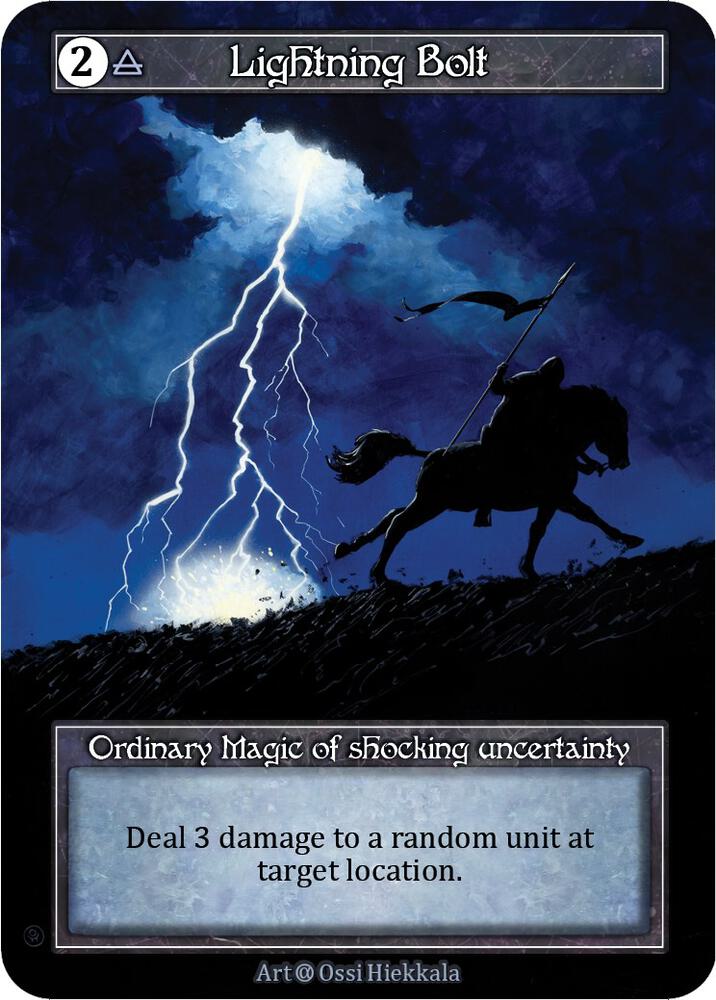 Lightning Bolt (Foil), Alpha #522005