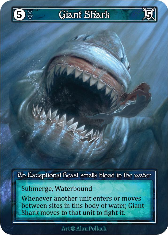 Giant Shark (Foil), Alpha #522016