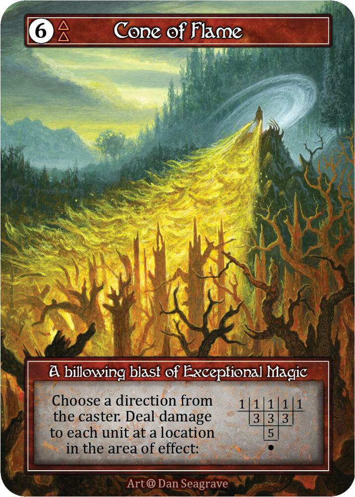 Cone of Flame (Foil), Alpha #522034