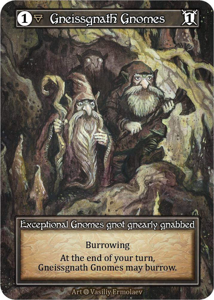 Gneissgnath Gnomes (Foil), Alpha #522040