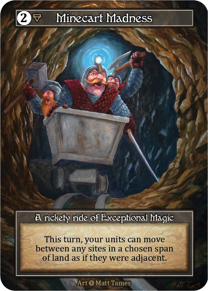 Minecart Madness (Foil), Alpha #522071