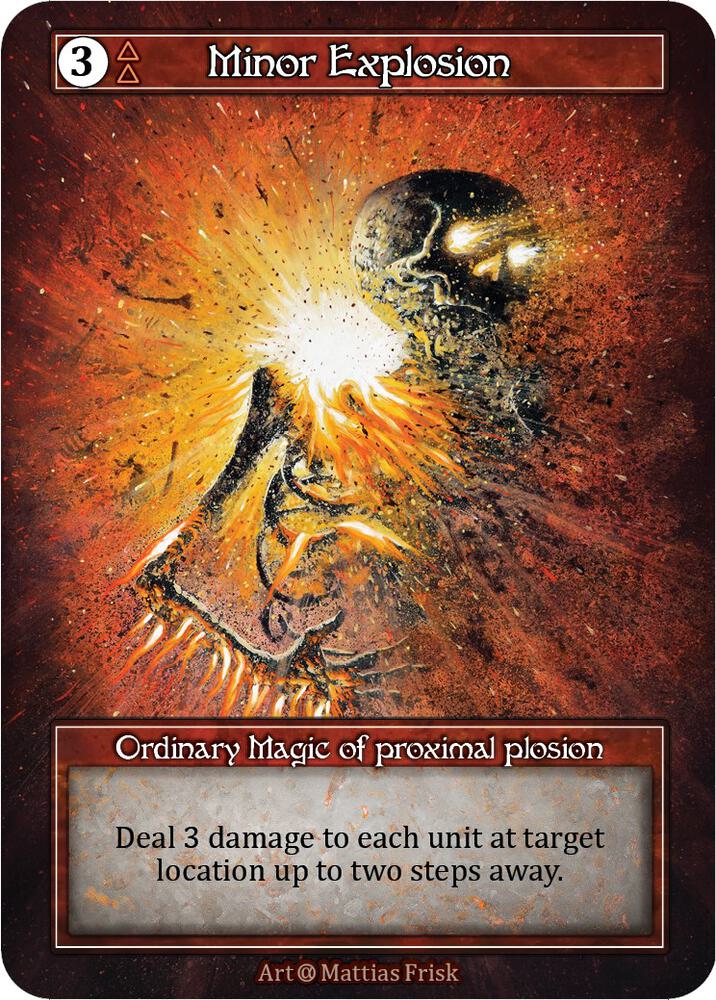 Minor Explosion (Foil), Alpha #522074