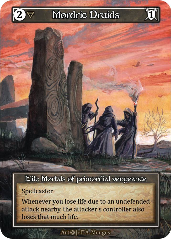 Mordric Druids (Foil), Alpha #522099