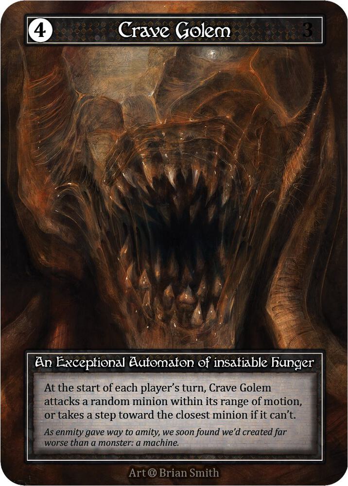 Crave Golem (Foil), Alpha #522143