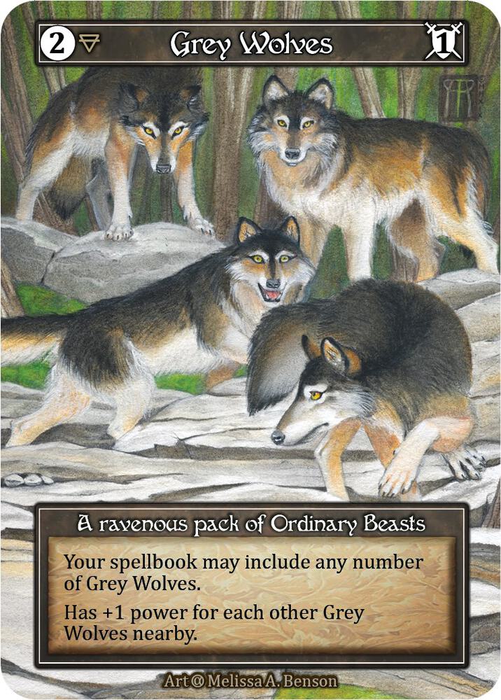 Grey Wolves (Foil), Alpha #522152