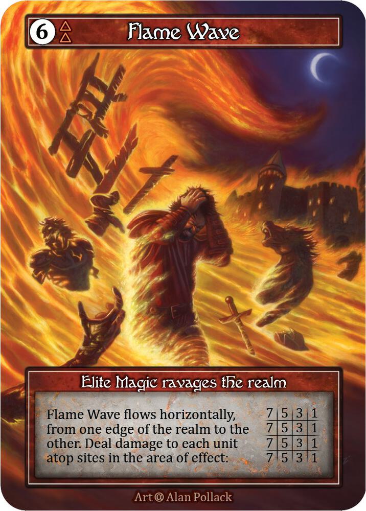Flame Wave (Foil), Alpha #522153