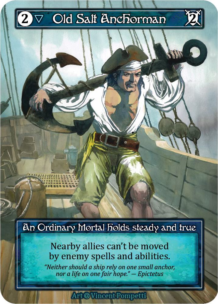 Old Salt Anchorman (Foil), Alpha #522175