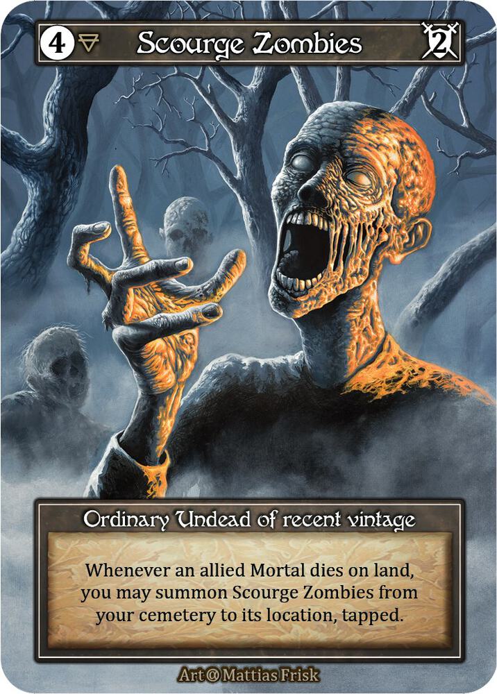 Scourge Zombies (Foil), Alpha #522179