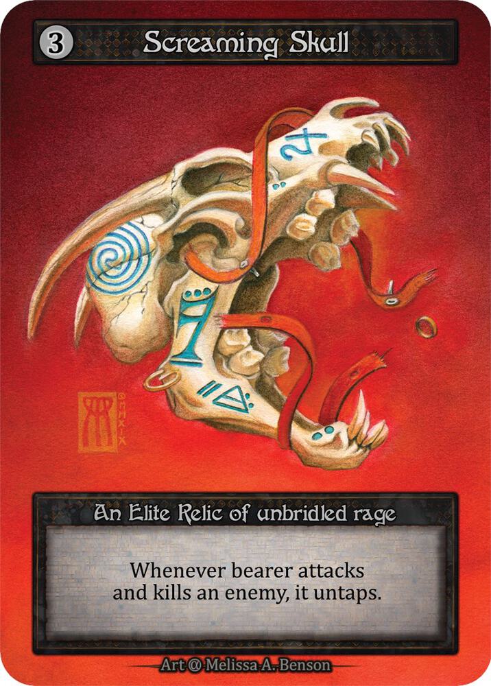 Screaming Skull (Preconstructed Deck), Alpha #522181