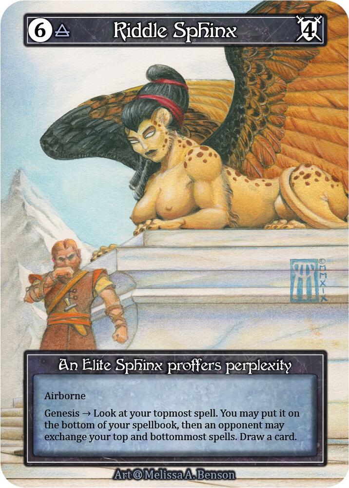 Riddle Sphinx (Foil), Alpha #522258