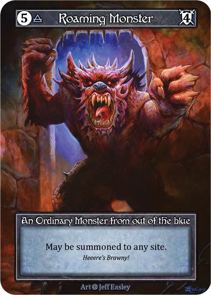 Roaming Monster (Foil), Alpha #522275