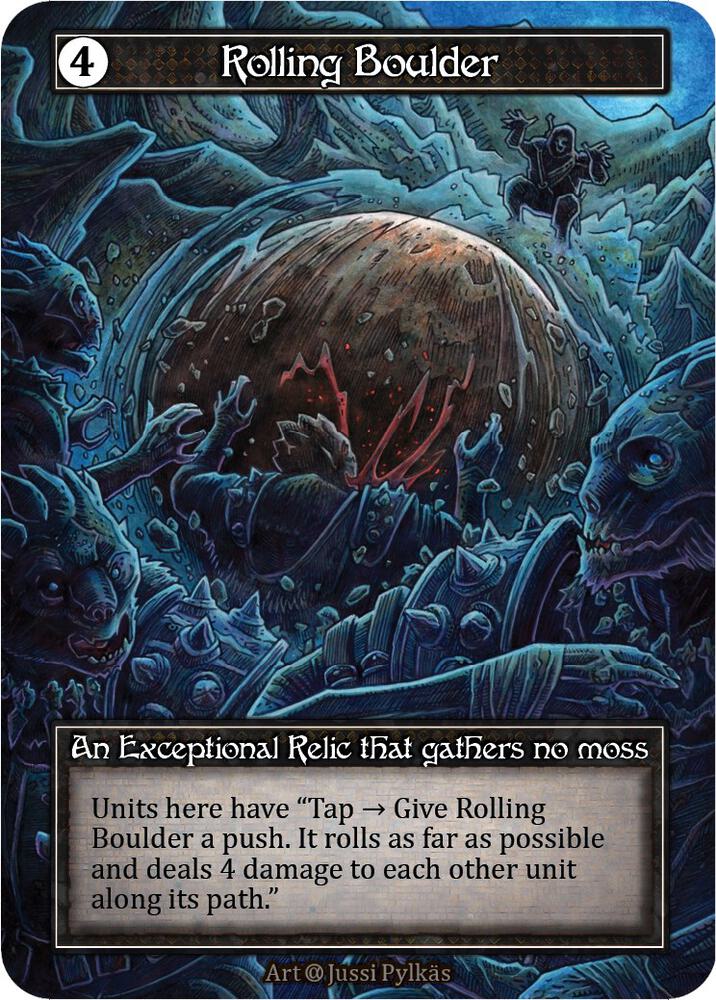 Rolling Boulder (Foil), Alpha #522281