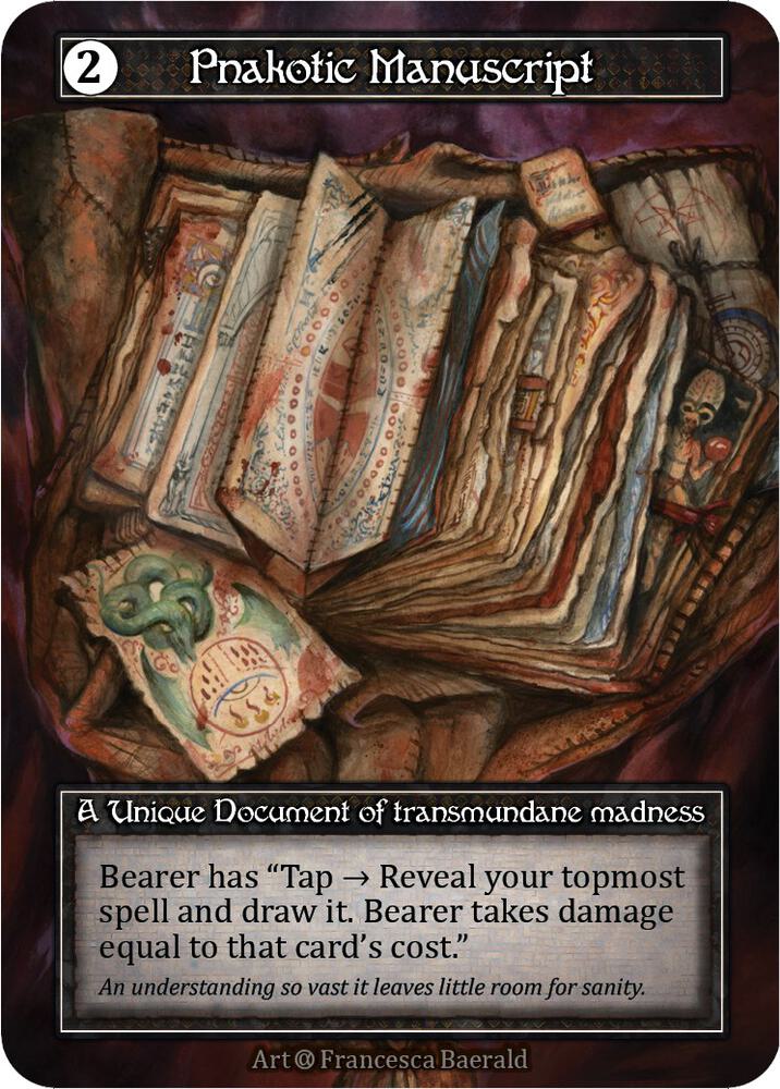 Pnakotic Manuscript (Foil), Alpha #522293