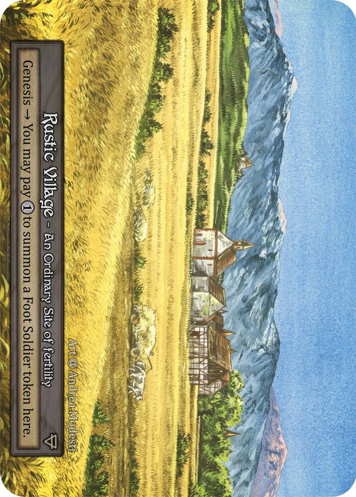 Rustic Village (Preconstructed Deck), Alpha #522307