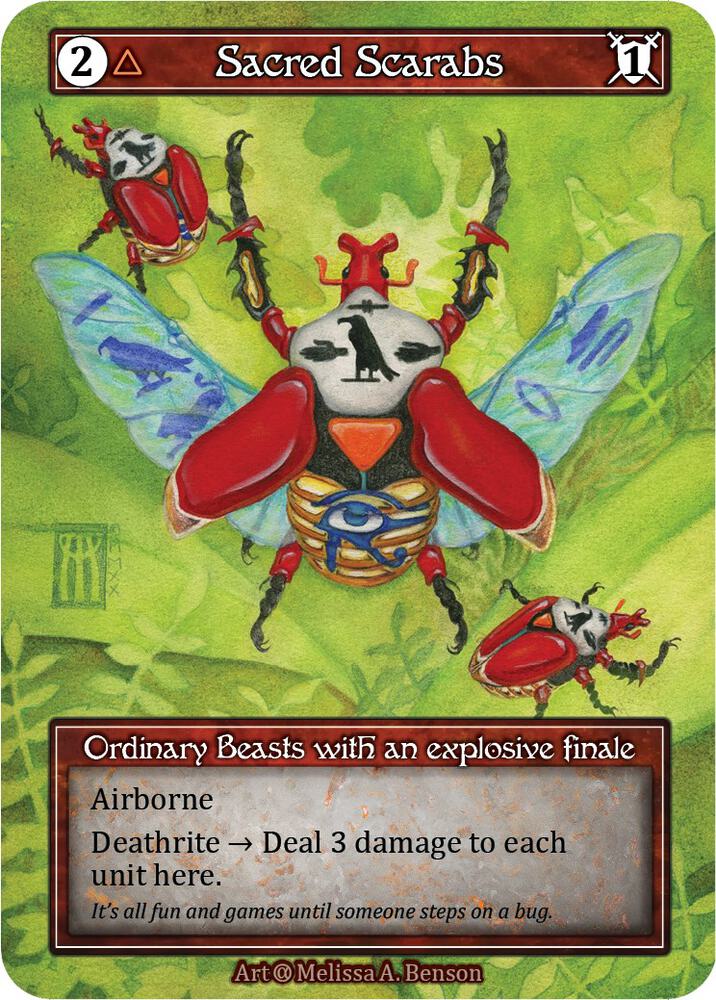 Sacred Scarabs (Foil), Alpha #522310