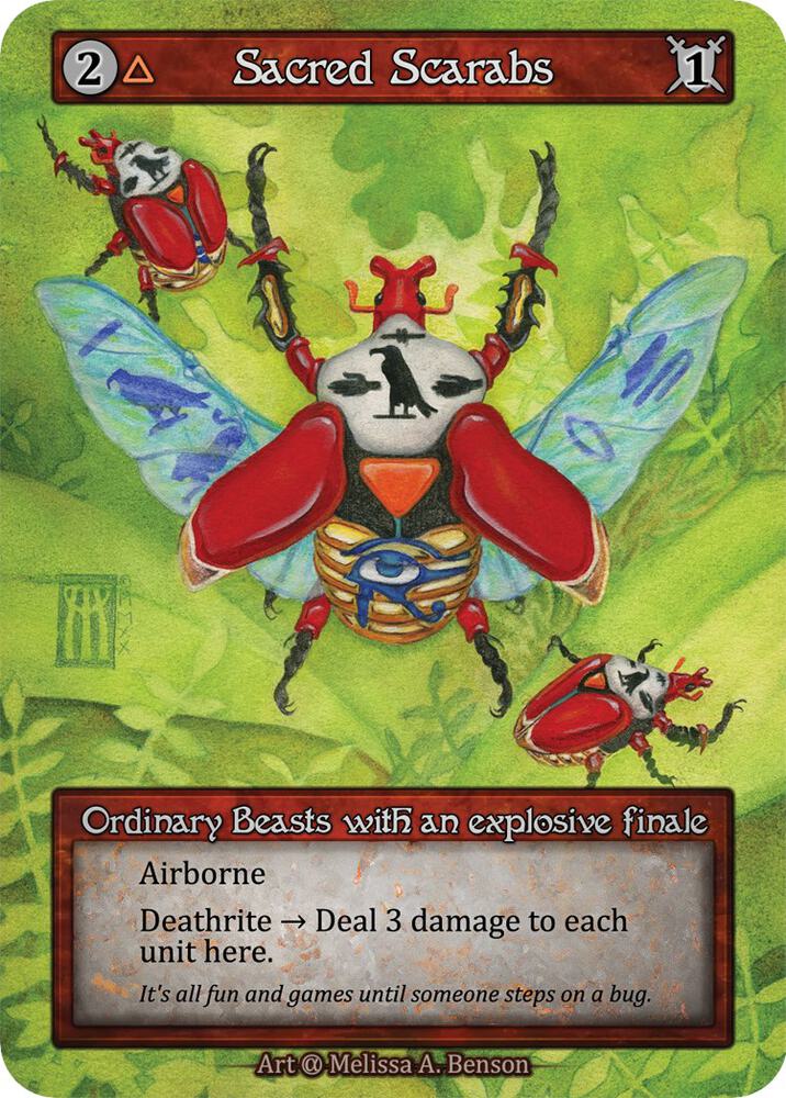 Sacred Scarabs (Preconstructed Deck), Alpha #522311