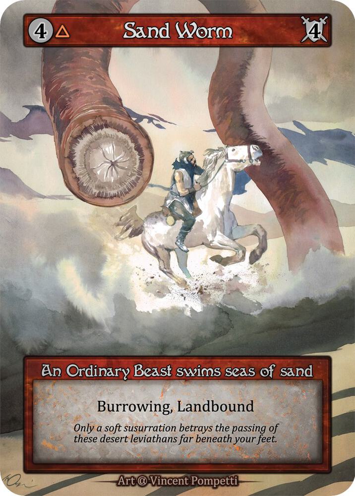 Sand Worm (Preconstructed Deck), Alpha #522317