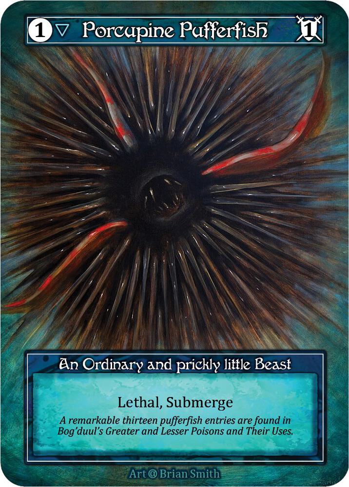 Porcupine Pufferfish (Foil), Alpha #522326