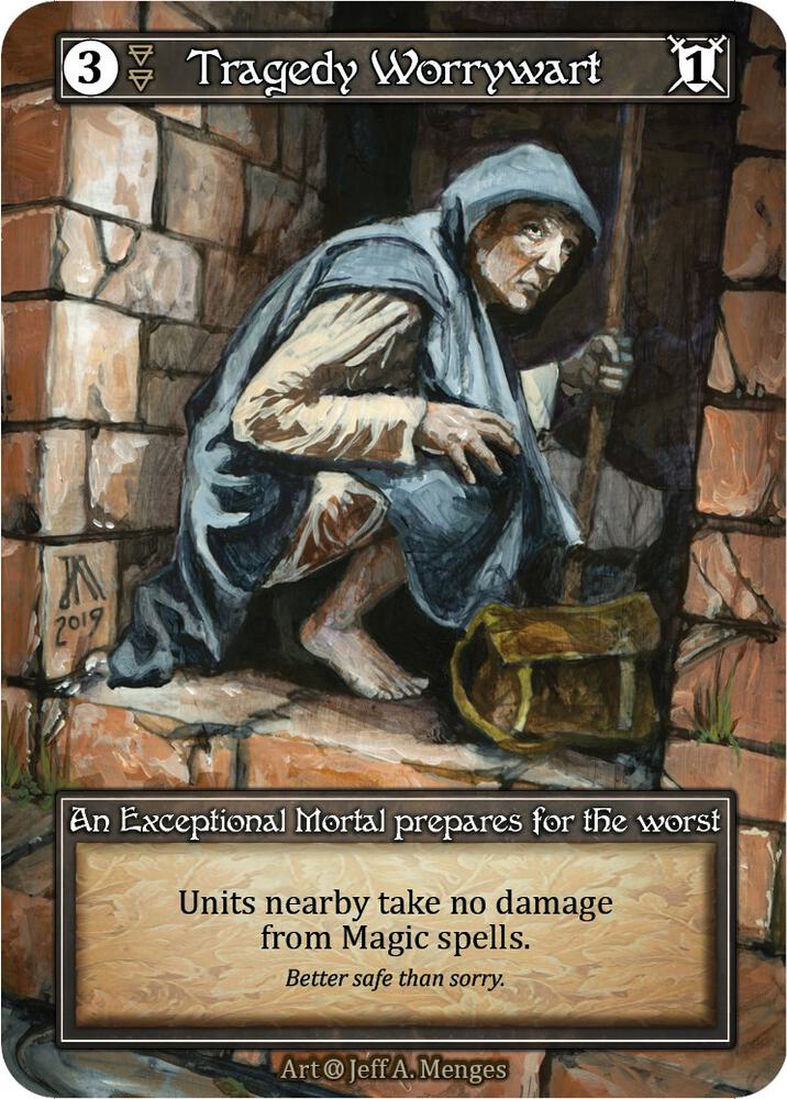 Tragedy Worrywart (Foil), Alpha #522356