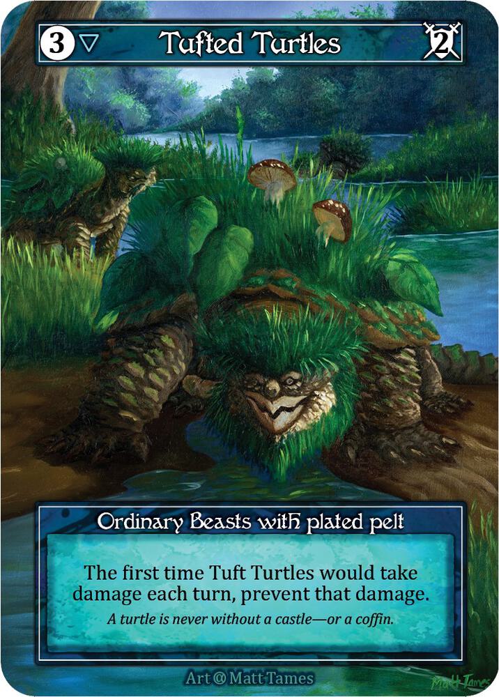 Tufted Turtles (Foil), Alpha #522362