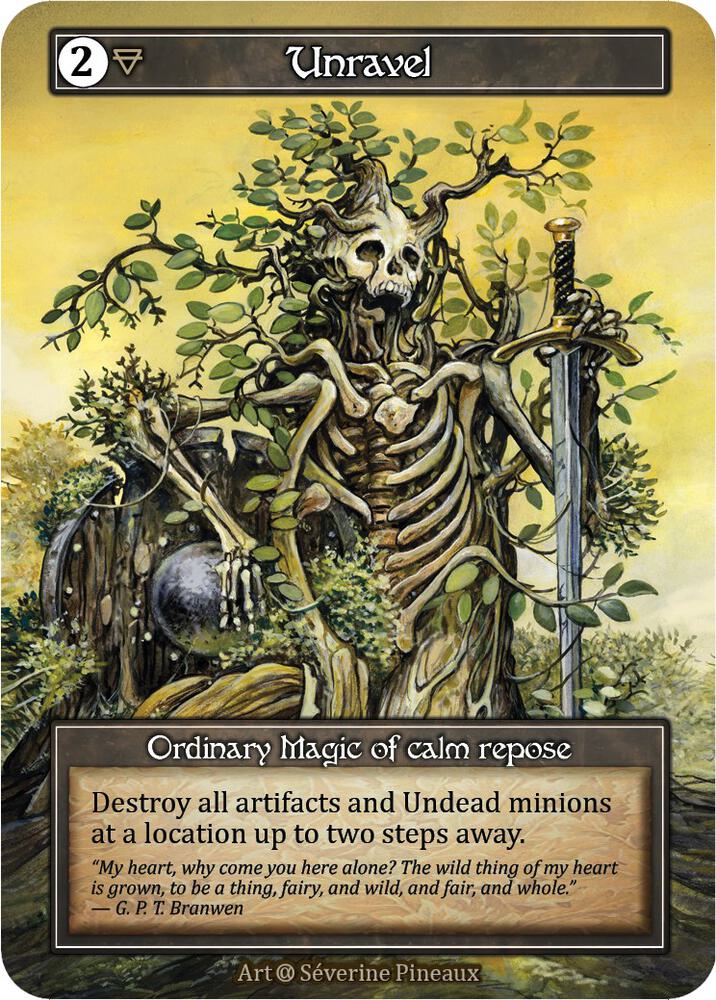 Unravel (Foil), Alpha #522386