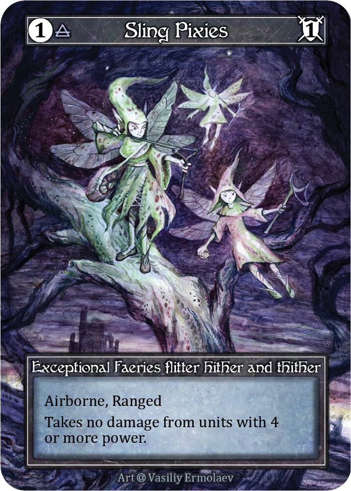 Sling Pixies (Foil), Alpha #522454