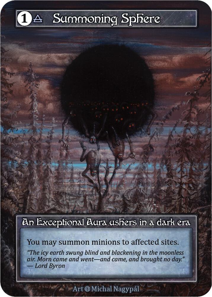 Summoning Sphere (Foil), Alpha #522470