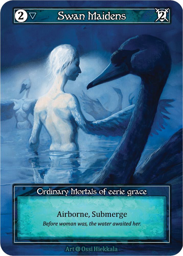 Swan Maidens (Foil), Alpha #522490